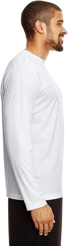 Team 365 Men's Zone Performance Long-Sleeve T-Shirt L WHITE in Kuwait