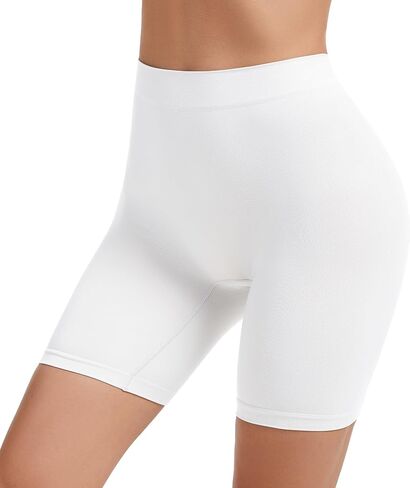 Seamless Slip Shorts for Under Dresses Women High Waist Shapewear Shorts Tummy Control Anti Chafing Underwear in Kuwait
