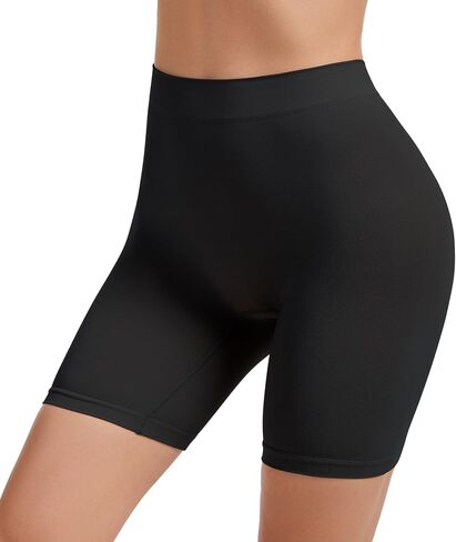 Seamless Slip Shorts for Under Dresses Women High Waist Shapewear Shorts Tummy Control Anti Chafing Underwear in Kuwait