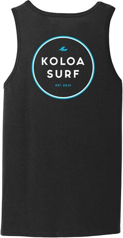 Koloa Surf Mens Graphic Logo Cotton Tank Tops in S-4XL in Saudi Arabia