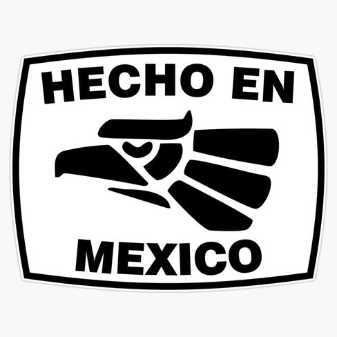 Hecho En Mexico Vinyl Waterproof Sticker Decal Car Laptop Wall Window Bumper Sticker 5" in Saudi Arabia