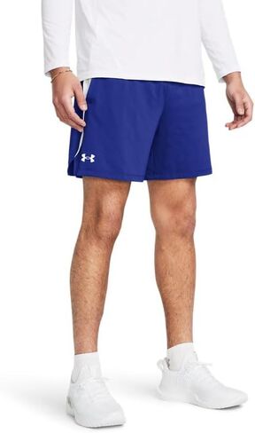 Under under Armor Mens Tech Vent 6 ins Shorts-Fultrable SM Royal-White in Saudi Arabia