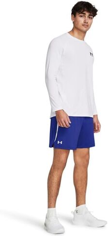 Under under Armor Mens Tech Vent 6 ins Shorts-Fultrable SM Royal-White in Saudi Arabia