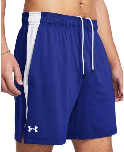 Under under Armor Mens Tech Vent 6 ins Shorts-Fultrable SM Royal-White in Saudi Arabia