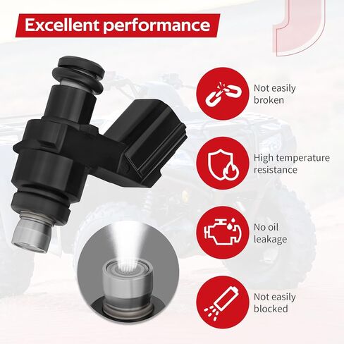 JAVIK Fuel Injector Compatible with Honda Rancher 420 Pioneer 500/520 Foreman 500/520 Rubicon 500/520 OEM# 16450-HR3-A42 16450-HR3-A43 in Saudi Arabia