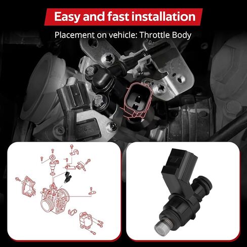 JAVIK Fuel Injector Compatible with Honda Rancher 420 Pioneer 500/520 Foreman 500/520 Rubicon 500/520 OEM# 16450-HR3-A42 16450-HR3-A43 in Saudi Arabia