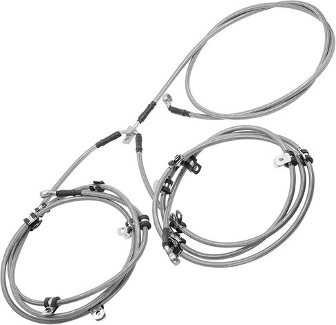 Caltric Brake Hose Line Compatible with Can-Am Maverick X3 2017 / Maverick X3 Max Turbo 2018 Maverick X3 Max R Turbo 2018-2021 / Maverick X3 Max RR Turbo 2020-2023 Rear in Saudi Arabia