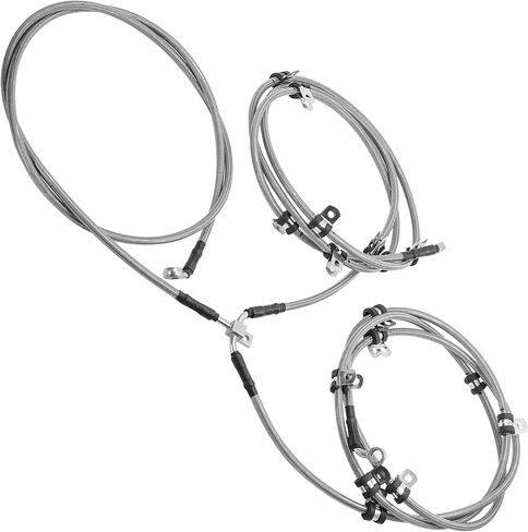 Caltric Brake Hose Line Compatible with Can-Am Maverick X3 2017 / Maverick X3 Max Turbo 2018 Maverick X3 Max R Turbo 2018-2021 / Maverick X3 Max RR Turbo 2020-2023 Rear in Saudi Arabia
