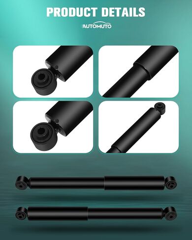 AUTOMUTO 2 Pcs Struts Shock Absorbers Compatible with 2007-2011 for Dodge Nitro,2002-2012 for Jeep Liberty with 344404 Auto Shocks - Rear in Saudi Arabia