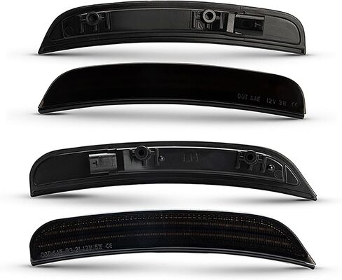 4pcs Smoked Lens Car Front Rear LED Side Marker Light for Dodge Charger 2015-2023 Turn Signal Tail Lamp (double rows) in Saudi Arabia