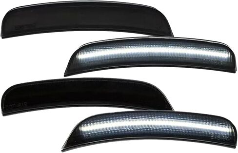 4pcs Smoked Lens Car Front Rear LED Side Marker Light for Dodge Charger 2015-2023 Turn Signal Tail Lamp (double rows) in Saudi Arabia