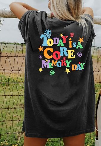Today Is A Core Memory Day Shirt Women Magical Vacation Tee Inspired Tee Oversize Friends Trip Tops in Saudi Arabia