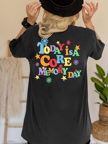 Today Is A Core Memory Day Shirt Women Magical Vacation Tee Inspired Tee Oversize Friends Trip Tops in Saudi Arabia