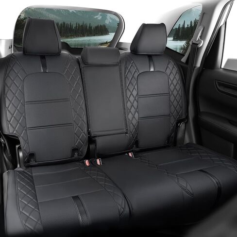 for 2023 2024 2025 Honda CRV Seat Covers, Seat Covers for Honda CRV 2025 Accessories 2023 2024 2025, Full Set, Black & Red in Saudi Arabia