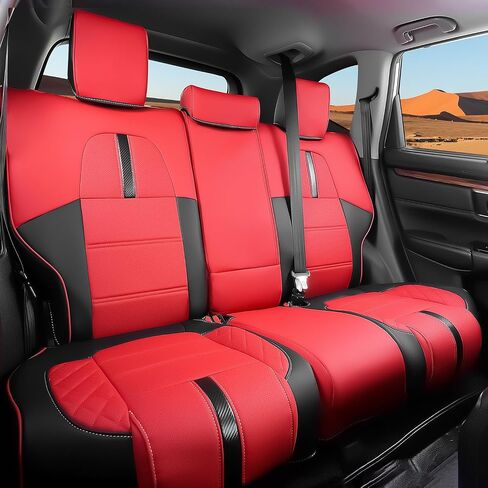 لعام 2023 2024 2025 أغطية مقاعد هوندا CRV ، أغطية المقاعد لـ Honda CRV 2025 Accessories 2023 2024 2025 ، مجموعة كاملة ، أسود وأحمر in Saudi Arabia