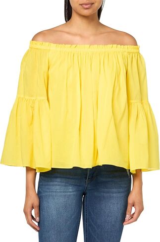 Lucky Brand Women's Crochet Trim Short Sleeve Henley in Saudi Arabia