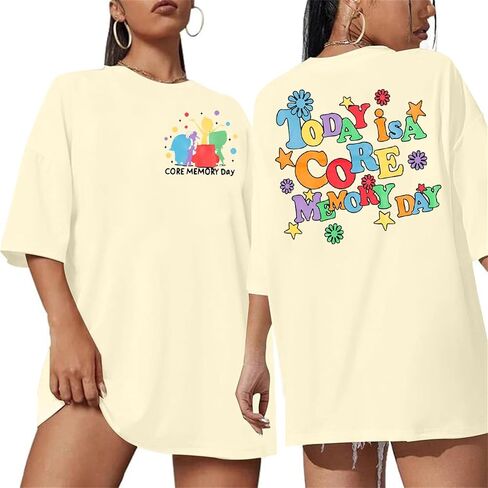 Today Is A Core Memory Day Shirt Women Magical Vacation Tee Inspired Tee Oversize Friends Trip Tops in Saudi Arabia