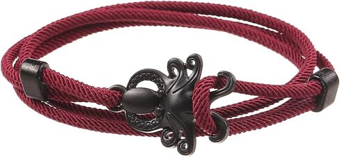 سوار Octopus على نمط التفاف القابل للتعديل - تصميم فريد من نوعه ، 20 "من النايلون المصنوع يدويًا in Kuwait
