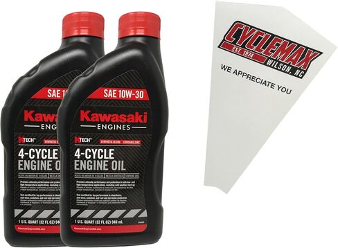 حزمة متوافقة مع Kawasaki SAE 10W-30 4-Cycle K-Tech Falnmower Oil 99969-6081 in Saudi Arabia