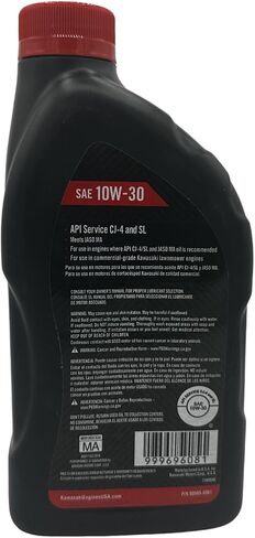 حزمة متوافقة مع Kawasaki SAE 10W-30 4-Cycle K-Tech Falnmower Oil 99969-6081 in Saudi Arabia
