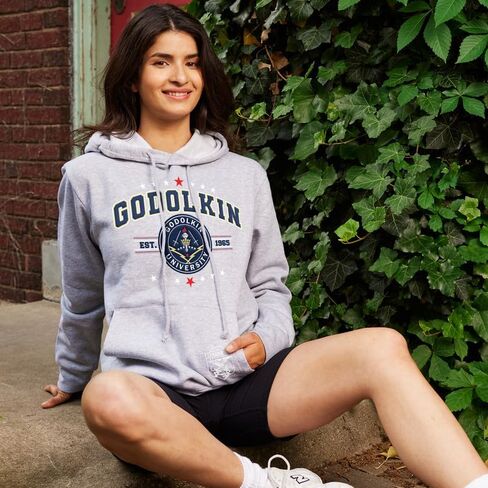 Ripple Junction Gen V Women's Pullover Hooded Sweatshirt Custom Puff Ink Godolkin University Design Officially Licensed in Saudi Arabia