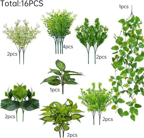 4 حزمة سلسلة من اللؤلؤ النباتات الاصطناعية مع مزارعي الجدار 29.5 بوصة فو ، علبة معلقة لؤلؤة نباتات وهمية في أواني للمنزل الداخلي جدار الجرف في الهواء الطلق in Kuwait