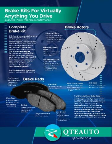 PM Auto Set of 6 Rear Disc Brake Rotors-Ceramic Brake Pad kit For 2009-2012 Volkswagen Routan in Saudi Arabia