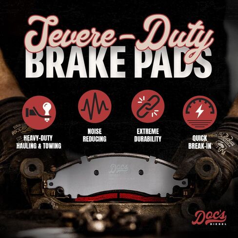 منصات الفرامل الأمامية للديزل DOC DP0655 | متوافق مع Ford 7.3L Powerstroke F-250 ، F-350 1995-1997 | يحل محل 655 in Saudi Arabia