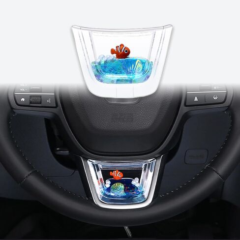 KUSTSOSF for Honda CRV CR-V Accord Civic 11th Gen 2022-25 Steering Wheel Cover Trim Center Consoles U Type Frame Trim Interior Decoration Fit Sedan Hatchback LX EX EX-L Sport Touring(Blue Ocean) in Saudi Arabia