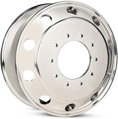 New OEM Replacement Wheel for F550SD 2005-2022 Outside 19.5x6 inch Aluminum Rim Polished Fit 225/70R19.5 in Saudi Arabia