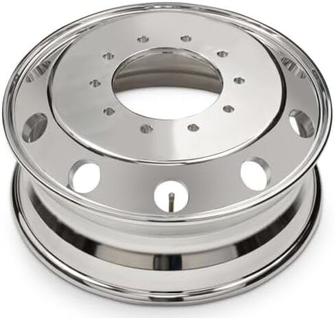New OEM Replacement Wheel for F550SD 2005-2022 Outside 19.5x6 inch Aluminum Rim Polished Fit 225/70R19.5 in Saudi Arabia