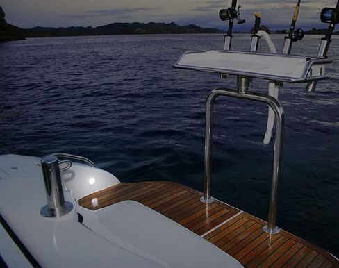 Hella Marine Slim Line LED 'Enhanced Brightness' Round Courtesy Lamp - White LED - Stainless Steel Bezel - 12V in Saudi Arabia