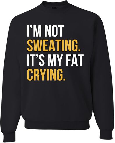 Wild Bobby Spit Pre-Workout In My Mouth Funny Gym Unisex Crewneck Sweatshirt in Saudi Arabia
