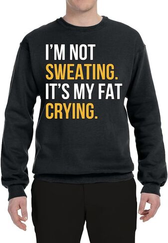 Wild Bobby Spit Pre-Workout In My Mouth Funny Gym Unisex Crewneck Sweatshirt in Saudi Arabia
