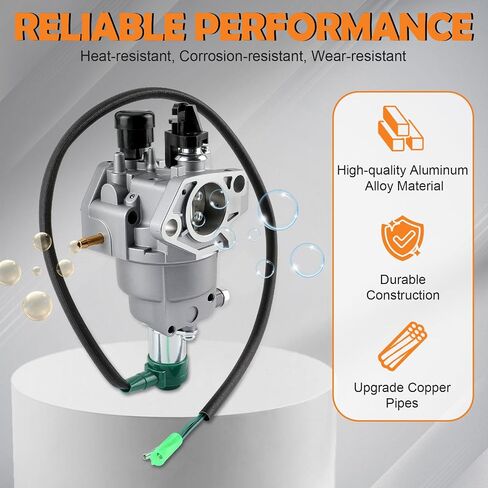 HUAYI P27-2 Carburetor Compatible with Honda GX390 13HP 188F Generac GP5000 GP5500 GP6500 Powermax Smarter Tools 5000W 5500W 6500W 7500W 8000W 9500W Generator Carb in Saudi Arabia