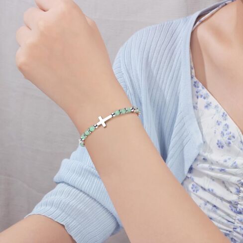 Gifts for Teen Trendy Stuff Natural Stone Bracelets Teen Birthday Gifts Cute Teenager Jewelry for Back to Scool East Christmas Gifts in Saudi Arabia