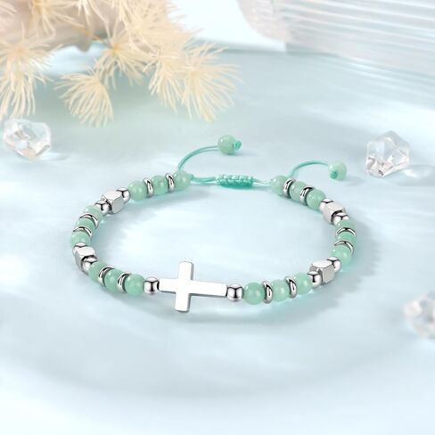 Gifts for Teen Trendy Stuff Natural Stone Bracelets Teen Birthday Gifts Cute Teenager Jewelry for Back to Scool East Christmas Gifts in Saudi Arabia