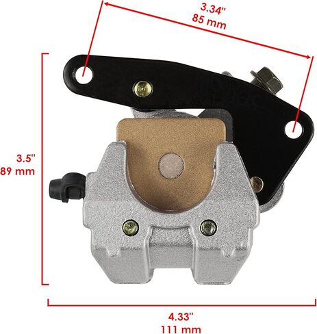Caltric Front Left Brake Caliper with Pads Compatible with Honda 45150-Hm3-305 45150-Hn6-006 in Saudi Arabia
