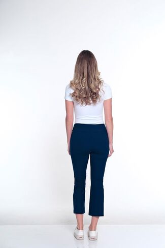 SLIM-SATION Women's Pull on Crop Flare Leg Pant in Saudi Arabia