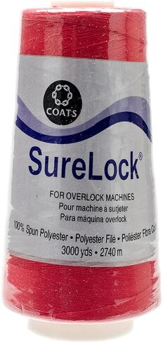 Coats Surelock Overlock Thread 3,000yd-Dark Brown in Saudi Arabia