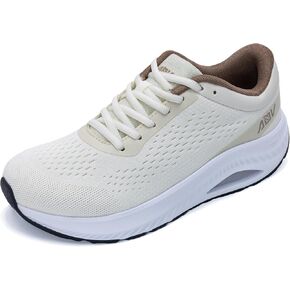 RomenSi Wide Toe Box Shoes Women Arch Support Walking Shoes Air Athletic Tennis Wide Width Sneakers for Plantar Fasciitis US 6-11 in Kuwait