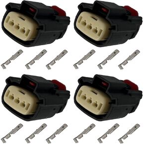 FainWan 4pcs 3 Way Ignition Coil & Sensor Connector Kit Compatible with Taurus X, Flex, Edge, F-250 Super Duty, Taurus, C-Max, Police Interceptor Sedan, Police Interceptor Utility, Mustang in Kuwait