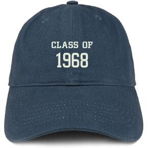 Trendy Apparel Shop Class of 1968 Embroidered Reunion Brushed Cotton Baseball Cap in Kuwait