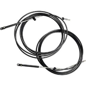 2pcs دواسة الوقود والكابلات التحول CC17910 متوافقة مع Mercury Mariner Motor Outboard Motor Gen I Throttle Cable (10 ft) in Kuwait