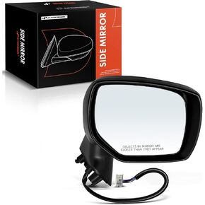 A -Premium Side Power Power Mirror - متوافقة مع Subaru Forester 2014 2015 2015 2017 2018 - مرآة سوداء قابلة للطي أسود خارجي - استبدل# 91036SG331 in Kuwait