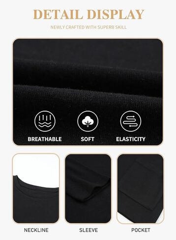 Eytino Womens Plus Size Long Sleeve Tops Crewneck Lightweight Sweatshirt Loose Casual Oversized T Shirts with Pockets(1X-5X) in Kuwait