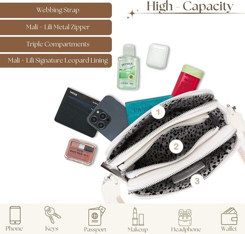 حقيبة الكتف Crossbody للنساء للنساء مع حقيبة يد الكاميرا على الويب للسفر ، العمل in Kuwait