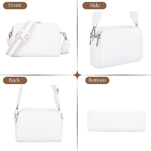 حقيبة الكتف Crossbody للنساء للنساء مع حقيبة يد الكاميرا على الويب للسفر ، العمل in Kuwait