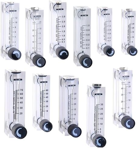 1pcs مقياس تدفق الهواء مقياس تدفق الهواء 1/4 "BSPT نوع لوحة مربع من نوع Rotameter LZT-6T 0.1-1LPM 10-100LPM 1-10LPM 2-20LPM 0.5-5LPM (10-60LPM) in Saudi Arabia