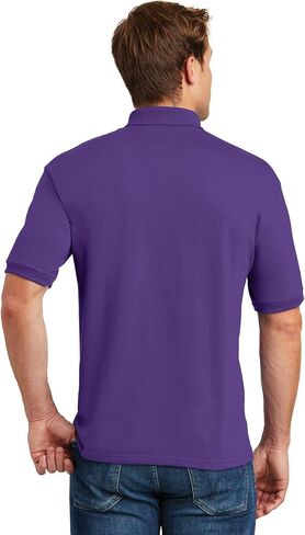 Hanes EcoSmart Men's Polo Shirt, Cotton Jersey in Saudi Arabia